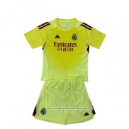 Camisola Real Madrid Goleiro 2025-2026 Crianca Amarelo