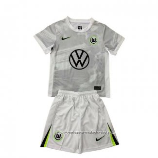 Camisola 2º Wolfsburg 2025-2026 Crianca