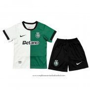 Camisola Sporting Special 2025-2026 Crianca Branco Verde