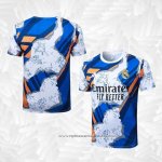 Camisola de Treinamento Real Madrid 2025-2026 Azul Branco