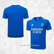 Camisola de Treinamento Real Madrid 2025-2026 Azul Branco