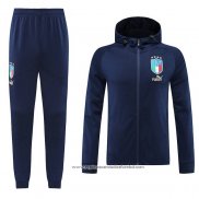 Fato de Treino Hoodie Italia 2022-2023 Azul