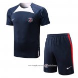 Fato de Treino Paris Saint-Germain 2022-2023 Manga Curta Azul - Calcas Curta