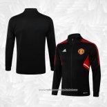 Jaqueta Manchester United 2022-2023 Preto y Vermelho