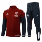 Jaqueta de Treinamento Arsenal 2025-2026 Vermelho Preto