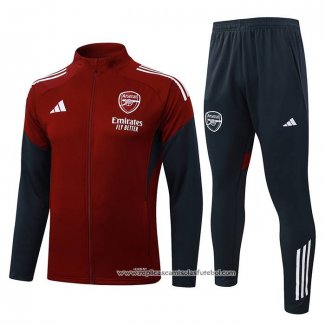 Jaqueta de Treinamento Arsenal 2025-2026 Vermelho Preto