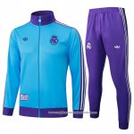 Jaqueta de Treinamento Real Madrid 2025-2026 Crianca Azul