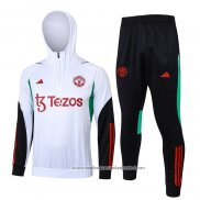 Sueter de Treinamento Manchester United 2023-2024 Crianca Branco