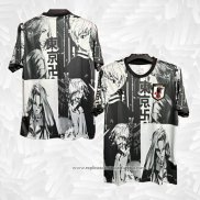 Camisola Japao Anime 2024-2025 Preto y Branco Tailandia