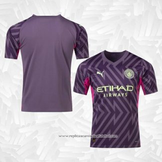 Camisola Manchester City Goleiro 2023-2024 Purpura