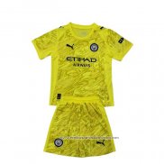 Camisola Manchester City Goleiro 2025-2026 Crianca Amarelo