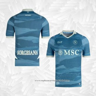 Camisola Naples Special 2024-2025 Azul Tailandia