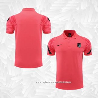 Camisola Polo del Atletico Madrid 2022-2023 Rosa