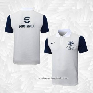 Camisola Polo del Inter de Milao 2025-2026 Branco