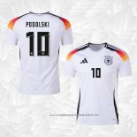 Camisola 1º Alemanha Jogador Podolski 2024