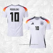 Camisola 1º Alemanha Jogador Podolski 2024