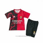 Camisola Real Madrid Dragon 2025-2026 Crianca Vermelho