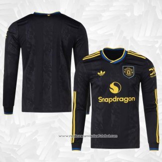 Camisola 3º Manchester United 2025-2026 Manga Comprida