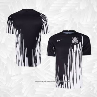 Camisola de Treinamento Corinthians 2022 Preto y Branco