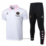 Conjunto Polo del Paris Saint-Germain Jordan 2024-2025 Branco