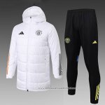 Conjunto de Agasalho Manchester United 2025-2026 Branco