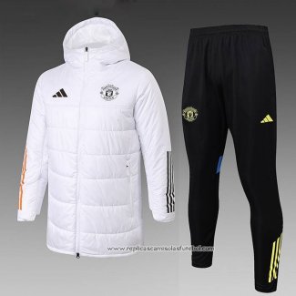 Conjunto de Agasalho Manchester United 2025-2026 Branco