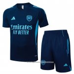 Fato de Treino Arsenal 2025-2026 Manga Curta Azul - Calcas Curta