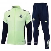 Jaqueta de Treinamento Real Madrid 2025-2026 Crianca Verde