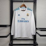 Retro Camisola 1º Real Madrid 2017-2018 Manga Comprida