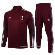Sueter de Treinamento Ajax 2025-2026 Crianca Vermelho