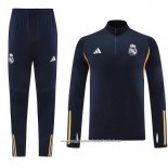 Sueter de Treinamento Real Madrid 2023-2024 Azul