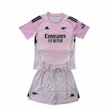 Camisola Arsenal Goleiro 2025-2026 Crianca Rosa