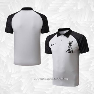 Camisola Polo del Liverpool 2022-2023 Cinza