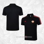 Camisola Polo del Manchester United 2025-2026 Preto