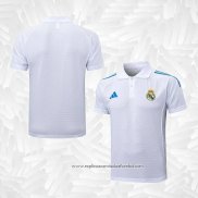 Camisola Polo del Real Madrid 2025-2026 Azul Branco