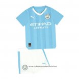 Camisola 1º Manchester City 2023-2024 Crianca