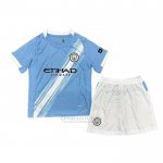 Camisola 1º Manchester City 2025-2026 Crianca
