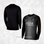 Camisola 1º Paris Saint-Germain Goleiro 2025-2026 Manga Comprida Preto