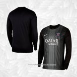 Camisola 1º Paris Saint-Germain Goleiro 2025-2026 Manga Comprida Preto
