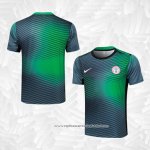 Camisola de Treinamento Nigeria 2024-2025 Verde Cinza