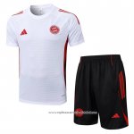 Fato de Treino Bayern de Munique 2025-2026 Manga Curta Branco - Calcas Curta