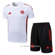 Fato de Treino Bayern de Munique 2025-2026 Manga Curta Branco - Calcas Curta