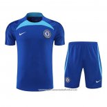 Fato de Treino Chelsea 2022-2023 Manga Curta Azul - Calcas Curta