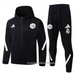 Fato de Treino Hoodie Ajax 2025-2026 Preto