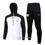 Fato de Treino Hoodie Chelsea 2023-2024 Branco