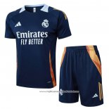 Fato de Treino Real Madrid 2024-2025 Manga Curta Azul - Calcas Curta