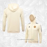 Jaqueta Hoodie Manchester United 2023-2024 Amarelo