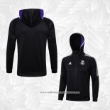 Jaqueta Hoodie Real Madrid 2022-2023 Preto