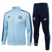 Jaqueta de Treinamento Manchester City 2025-2026 Crianca Azul