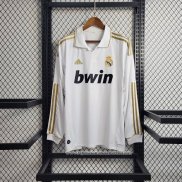 Retro Camisola 1º Real Madrid 2011-2012 Manga Comprida